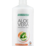Frasco de Gel Bebível Aloe Vera Sabor Pêssego da marca LR Health & Beauty