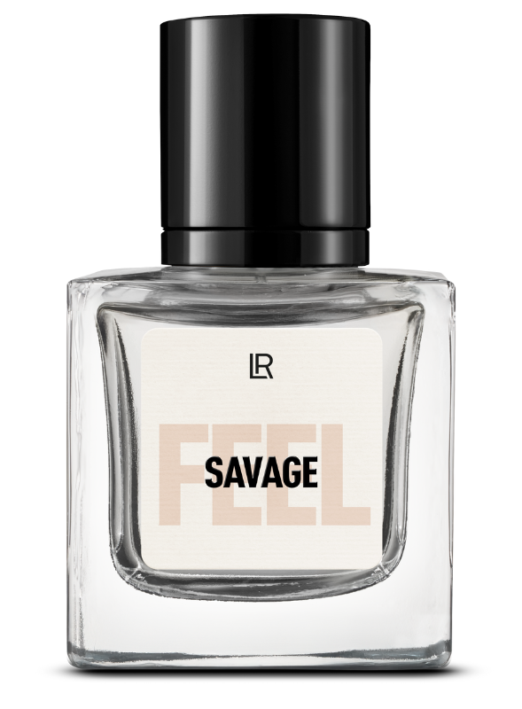 Frasco do Perfume Feminino FEEL SAVAGE EdP com notas de limão e cedro