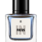 Frasco do perfume masculino IN FOCUS Eau de Parfum da LR Health & Beauty