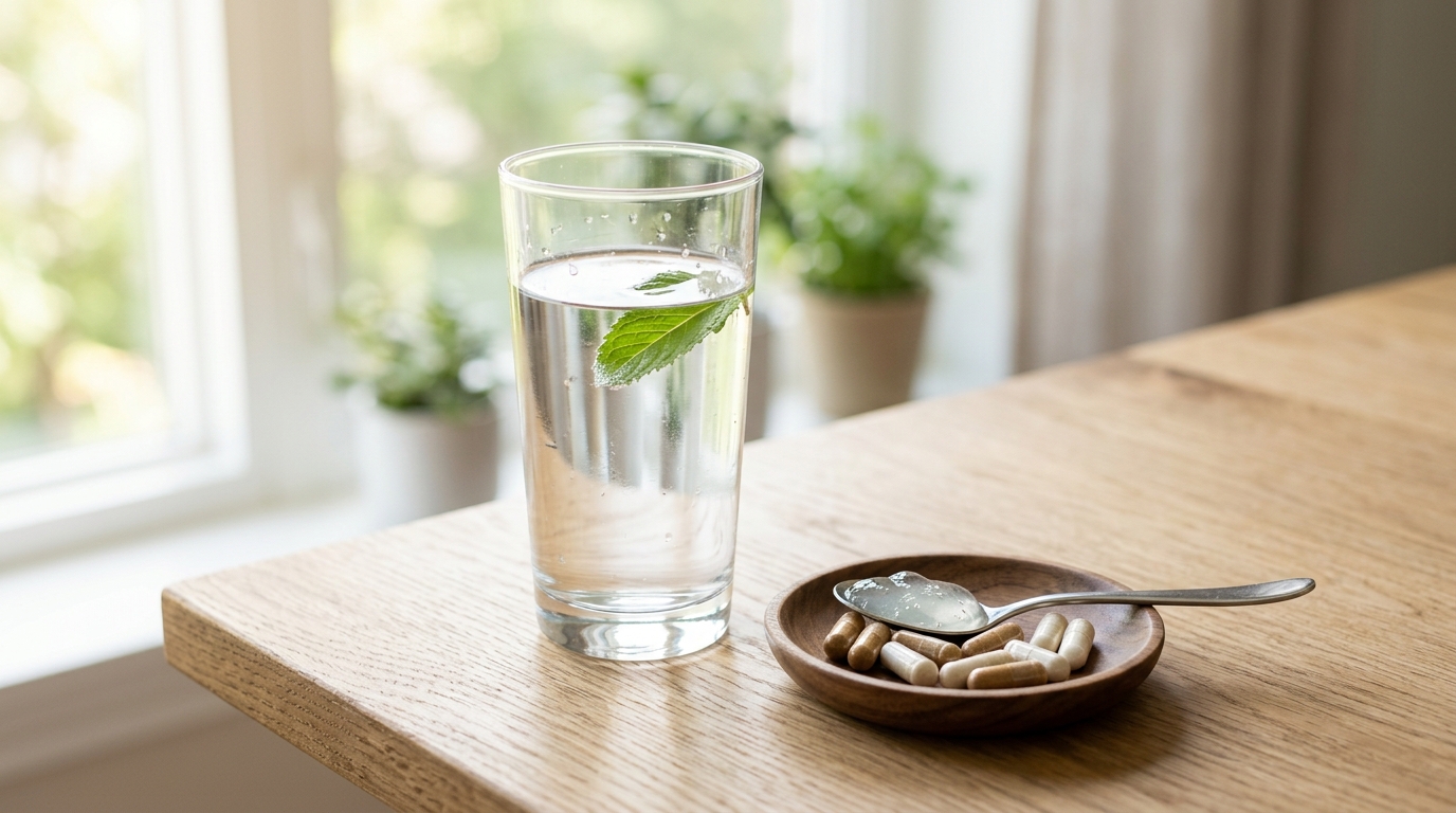 Como tomar suplementos corretamente Toma correta de probioticos e suplementos com agua fresca